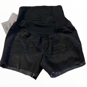 ISABEL Maternity Black Shorts NWT
